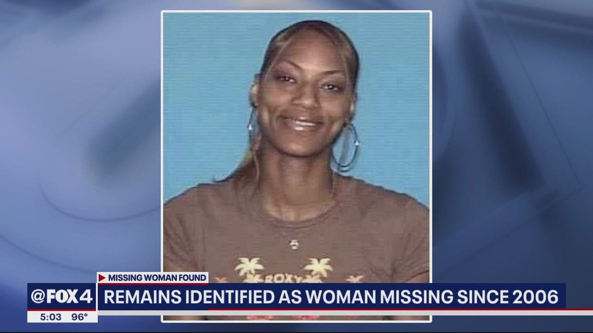 Remains found identified as woman missing since 2006